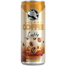 (Pack Of 12) Hell Ice Coffee Latte with Natural Caffeine 250ml