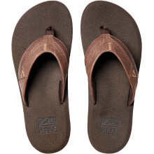 (6 UK, Brown) Reef Mens Cushion Dawn Summer Beach Pool Sandals Thongs Flip Flops - Brown