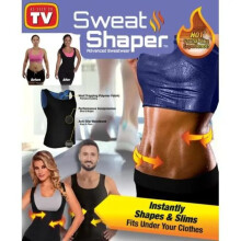 Sweat Sauna Vest Waist Trainer Shapewear - Neoprene Slimming Tank Top for Instant Fat Burn & Sweat Absorption