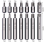 Hex Torx Spline Socket Bits Set 40Pcs Kit Garage Tool Red 5