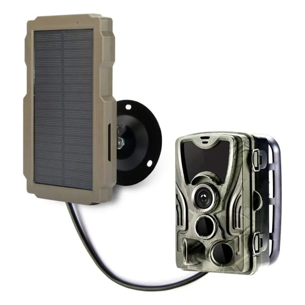 (as shown) Outdoor Hunting Trail Camera Solar Panel Kit 3000mAh 6V-12V Rechargeable Solar Charger for Hunting Camera Photo Trap Equipment