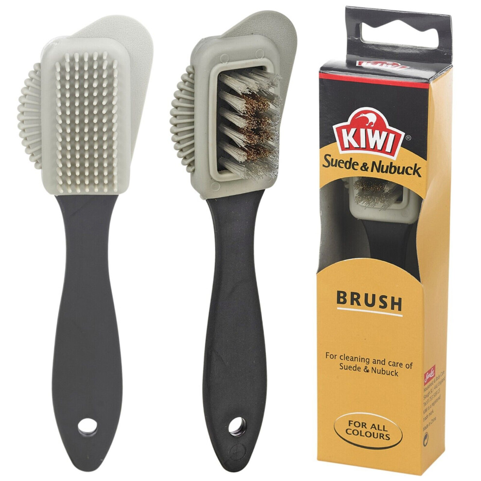 (2) Kiwi Suede Nubuck Shoe Care Brush Restore Kit