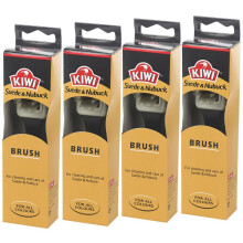 (4) Kiwi Suede Nubuck Shoe Care Brush Restore Kit