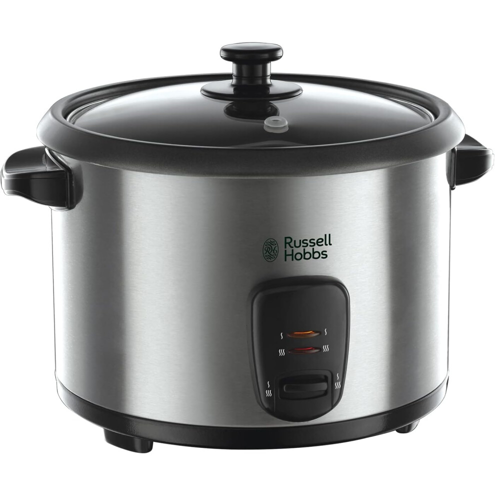 Russell Hobbs Electric Rice Cooker & Steamer Stainless Steel - Silver