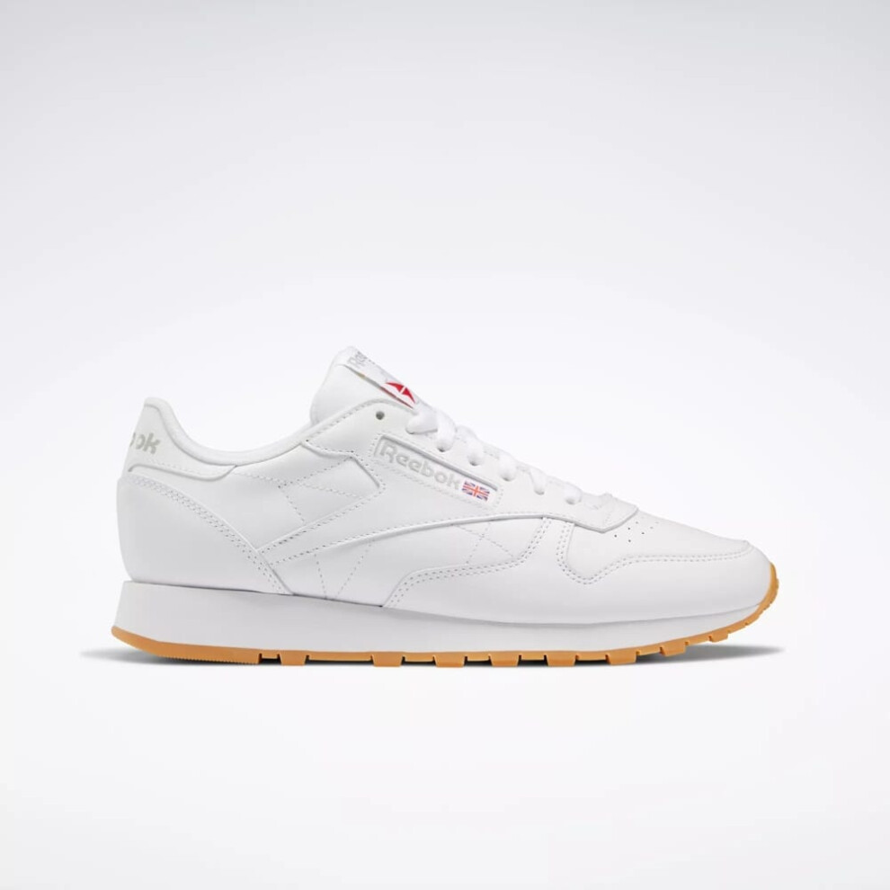 Reebok Classic Leather Footwear White / Pure Grey 3 / Reebok Rubber Gum-03 100008491 Men's