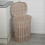 URBN Living (Brown) 65L Plastic Bamboo Style Laundry Basket & Open Lid 3