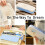 (Light Blue) Large capacity pencil case Large storage High capacity bag 12