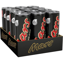 (Pack Of 12) Mars Milk Chocolate Ready To Drink Can, 250ml