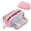 (Dark Blue) Pencil case Large capacity Girls pencil case Multifunctional pen case 5
