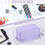 (Dark Blue) Pencil case Large capacity Girls pencil case Multifunctional pen case 7
