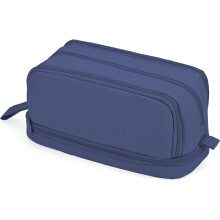 (Dark Blue) Pencil case Large capacity Girls pencil case Multifunctional pen case