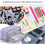 (Dark Blue) Pencil case Large capacity Girls pencil case Multifunctional pen case 11