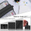 (Dark Blue) Pencil case Large capacity Girls pencil case Multifunctional pen case 13
