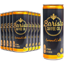 Barista Coffee Roast Caramel Latte Drink Tin Can 250 ml (Pack of 12)