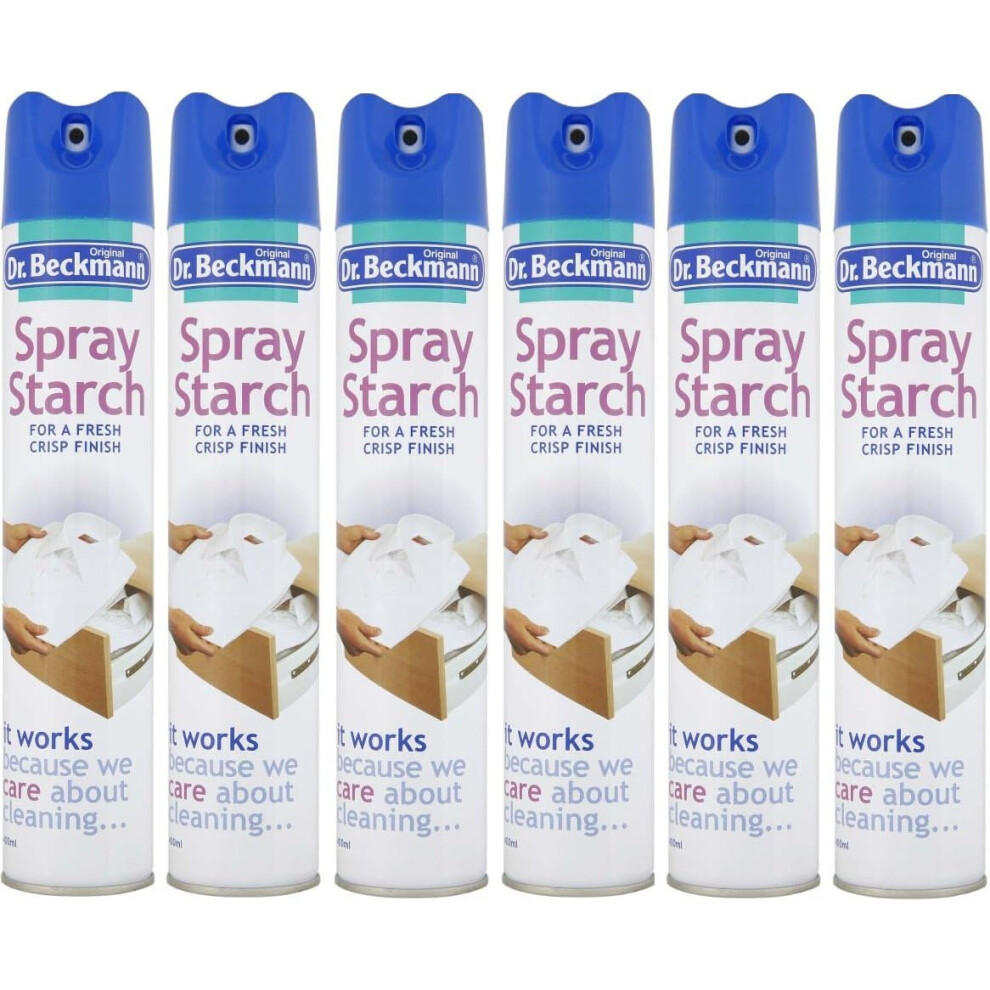 6 x Dr Beckmann Spray Startch, 400ml