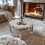 Luxurious Crystal Diamonds Surface Round Mirror Coffee Table 1