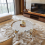 Luxurious Crystal Diamonds Surface Round Mirror Coffee Table 7