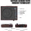 Mersoco Vintage Bluetooth Record Player Belt-Driven 3-Speed Turntable 2