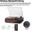 Mersoco Vintage Bluetooth Record Player Belt-Driven 3-Speed Turntable 4