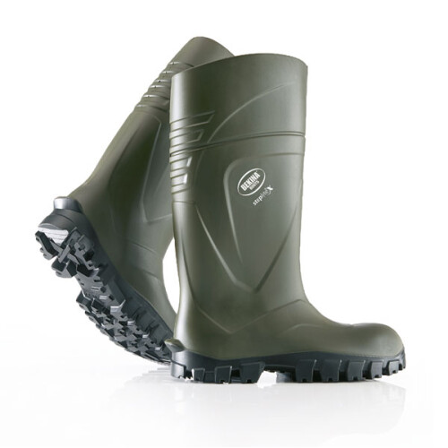 BEKINA STEPLITE X SOLID GRIP FULL SAFETY WELLINGTONS S5 GREEN 13