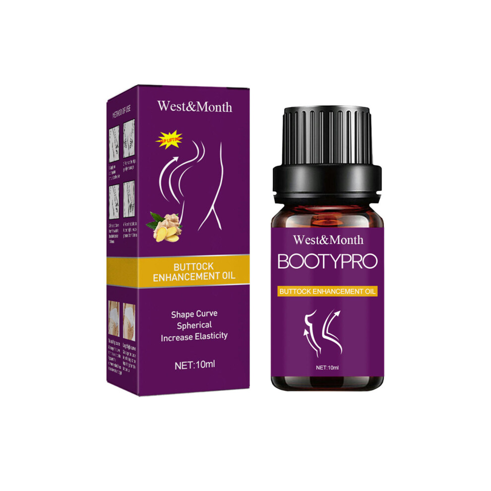 (10ml box ) WEST & MONTH Hip Lift Essential Oil Lifting Oil Tightly Shaping The Peach Hip Highlights The Curve And The Hip Hips