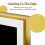600x800mm Led Bathroom Mirror Front-lit Light Gold Frame Vanity Mirror 5