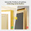 600x800mm Led Bathroom Mirror Front-lit Light Gold Frame Vanity Mirror 7