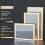 600x800mm Led Bathroom Mirror Front-lit Light Gold Frame Vanity Mirror 11