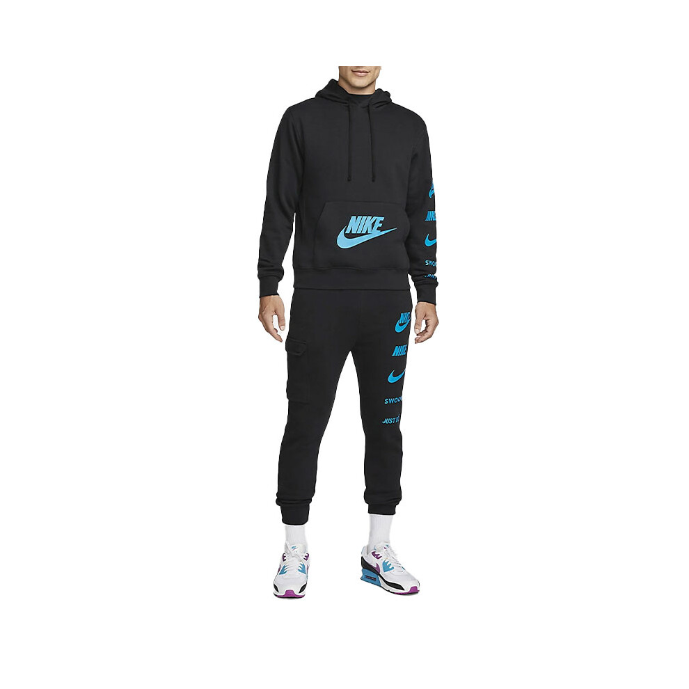 (S) NIKE FJ0552 Mens Tracksuit Set Fleece Hoodie Jogger