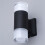 Litecraft Outdoor Up & Down Wall Light Remote Controlled Fitting Black 3