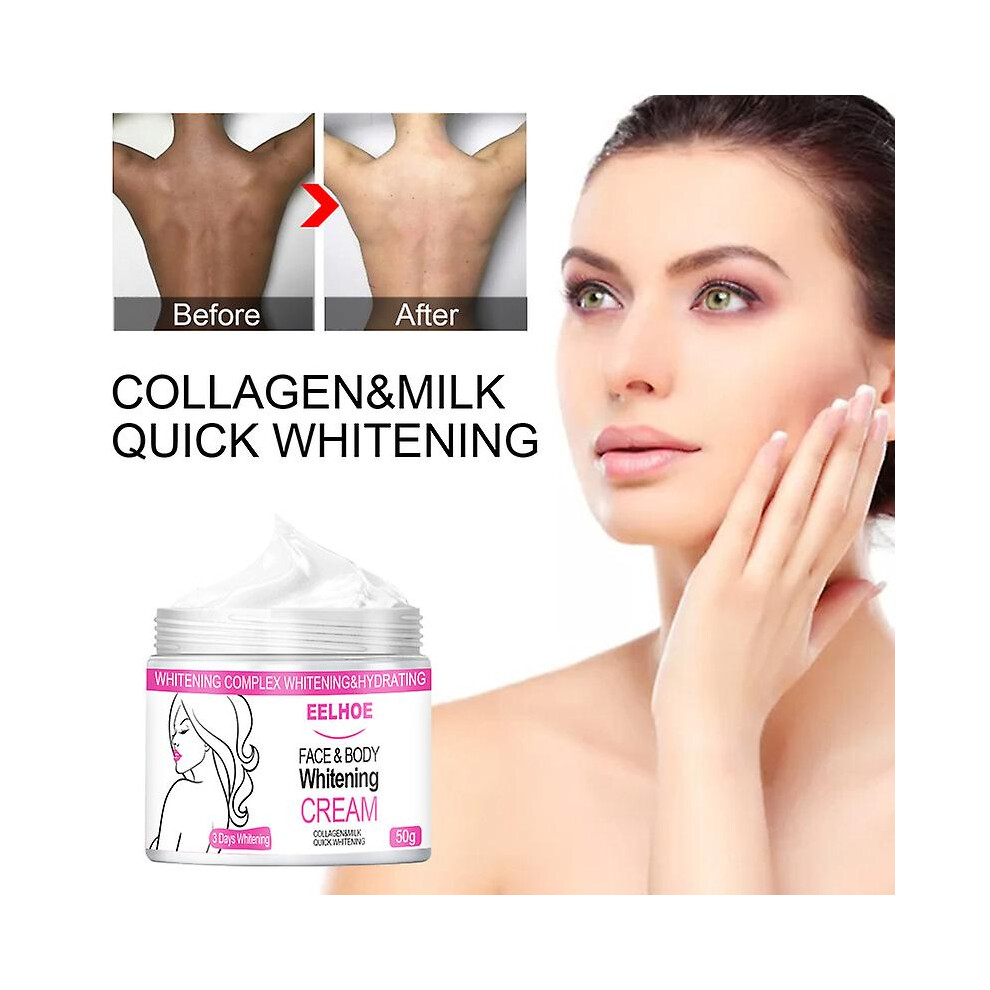 3 Days Dark Skin Permanent Bleaching Cream Fast Whitening Lightening Brightening New