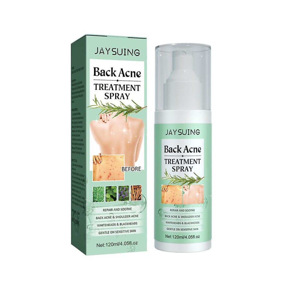 Back Body Acne Treatment Spray With Salicylic Acid, Maximum Strength Hormonal Acne Treatment