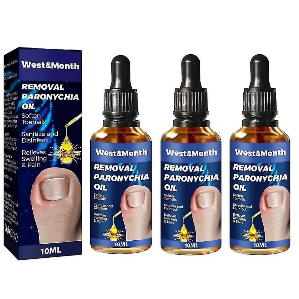 3pcs Toenail Care Removal Paronychia Oil Onychomycosis Care Serum Treatment Removal Of Fungal Paronychia