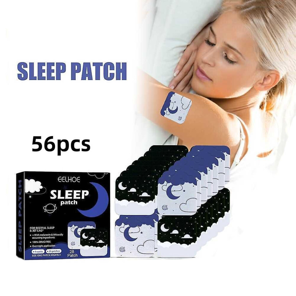 56pcs Safe Sleep Patches Natural Sleeping Improve Aid Patch Care Adults Rest