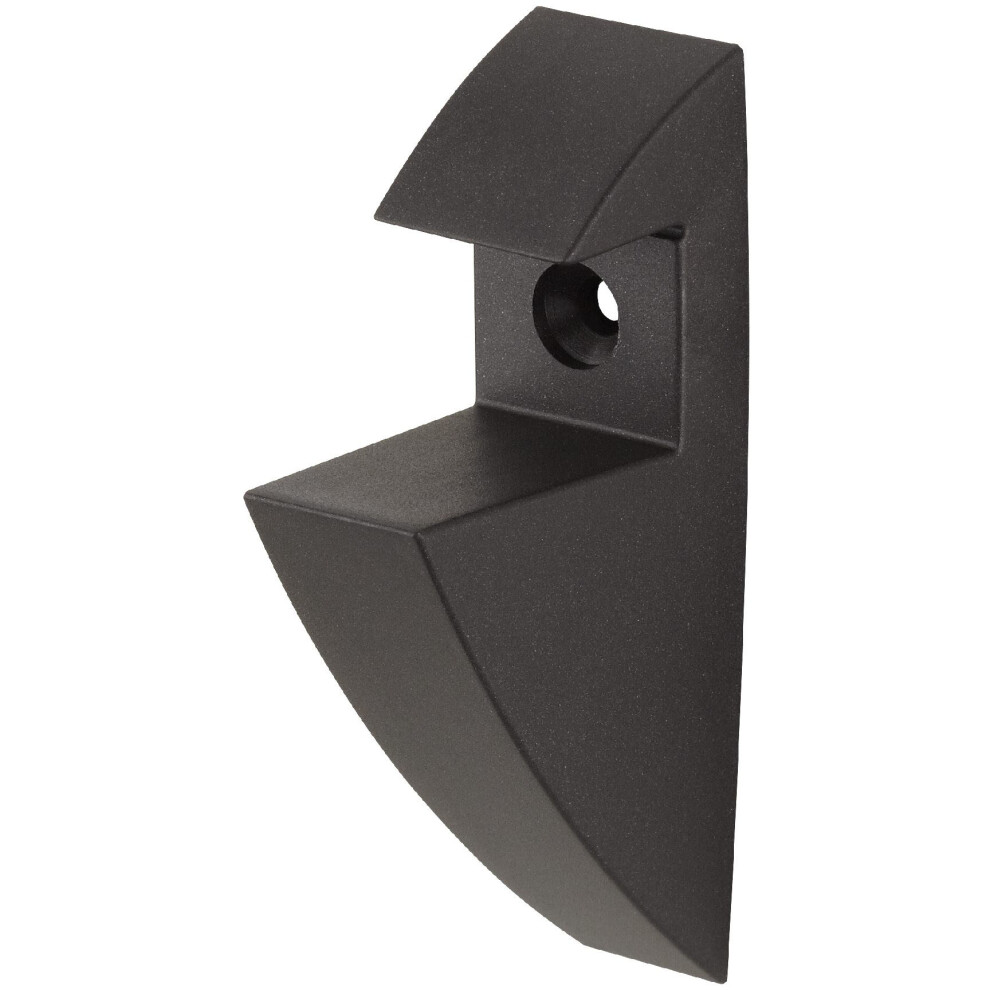 Black Glass Shelf Clips 0.8Cm (Pair) 5060846243257