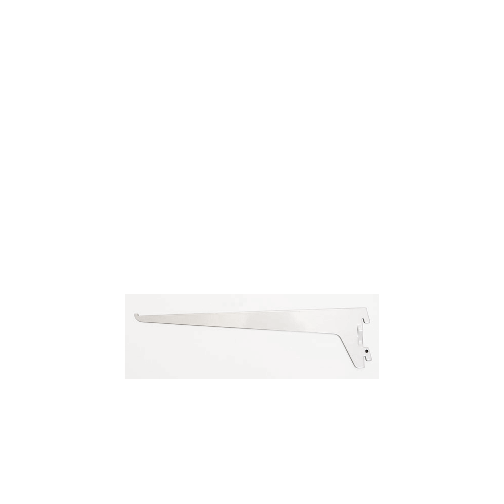 Single Slot White Bracket 20cm