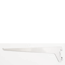Single Slot White Bracket 30cm