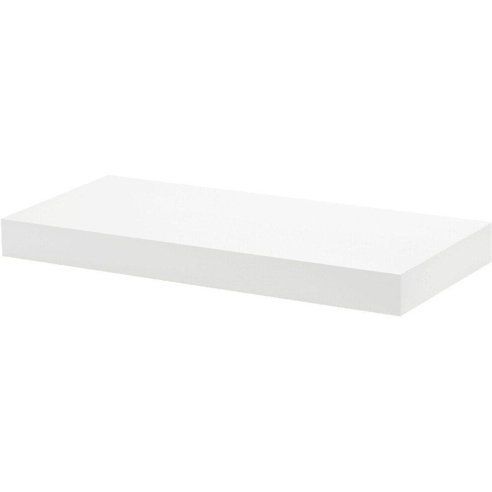 Floating Shelf Kit | Satin White | 57X25x5cm 5060846240485