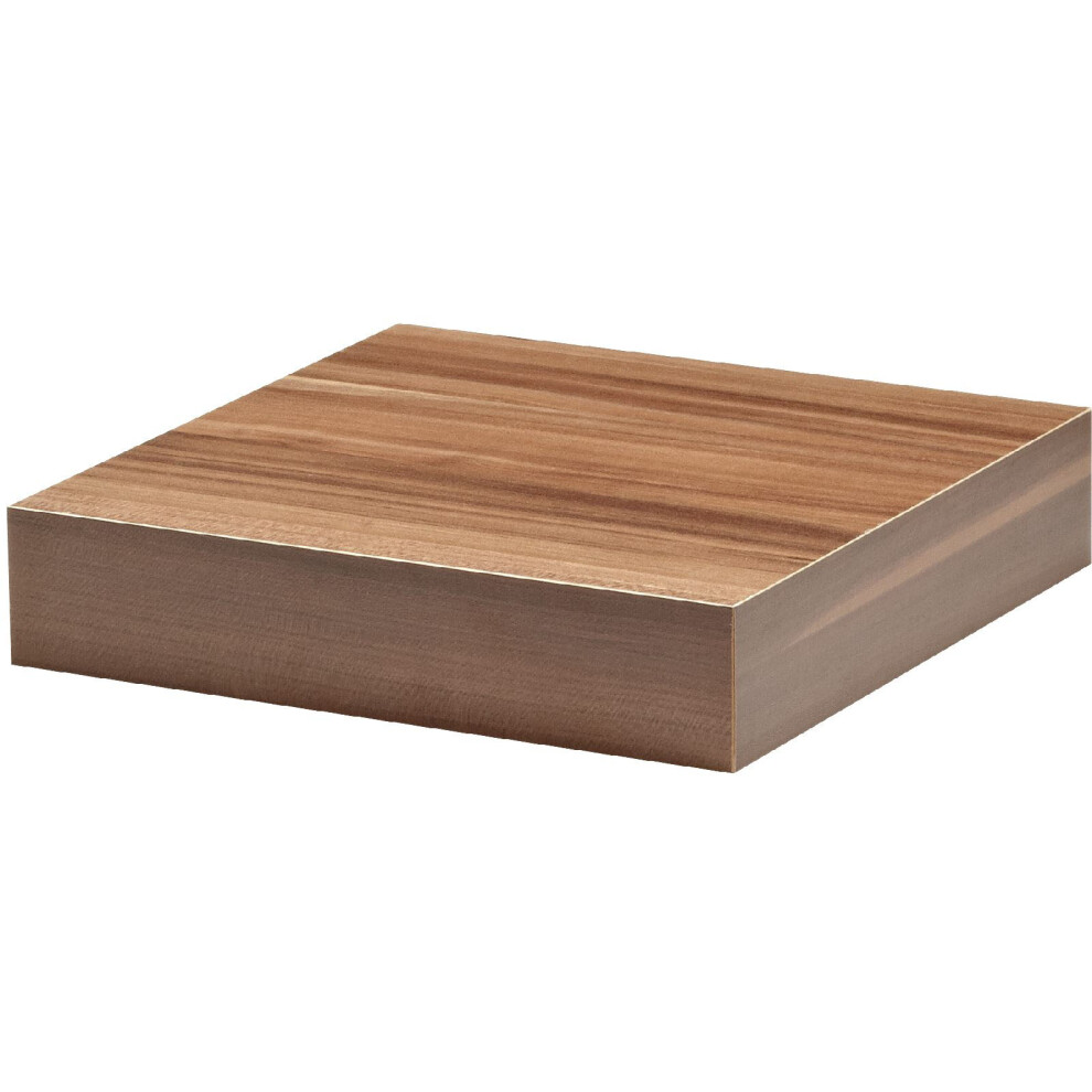 Walnut Floating Shelf Kit 25X25x5cm 5060846240379