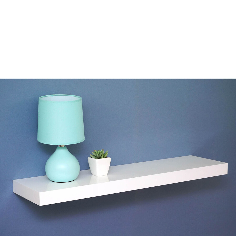 Floating Shelf | Gloss White | 90X25x5cm 5060846240232