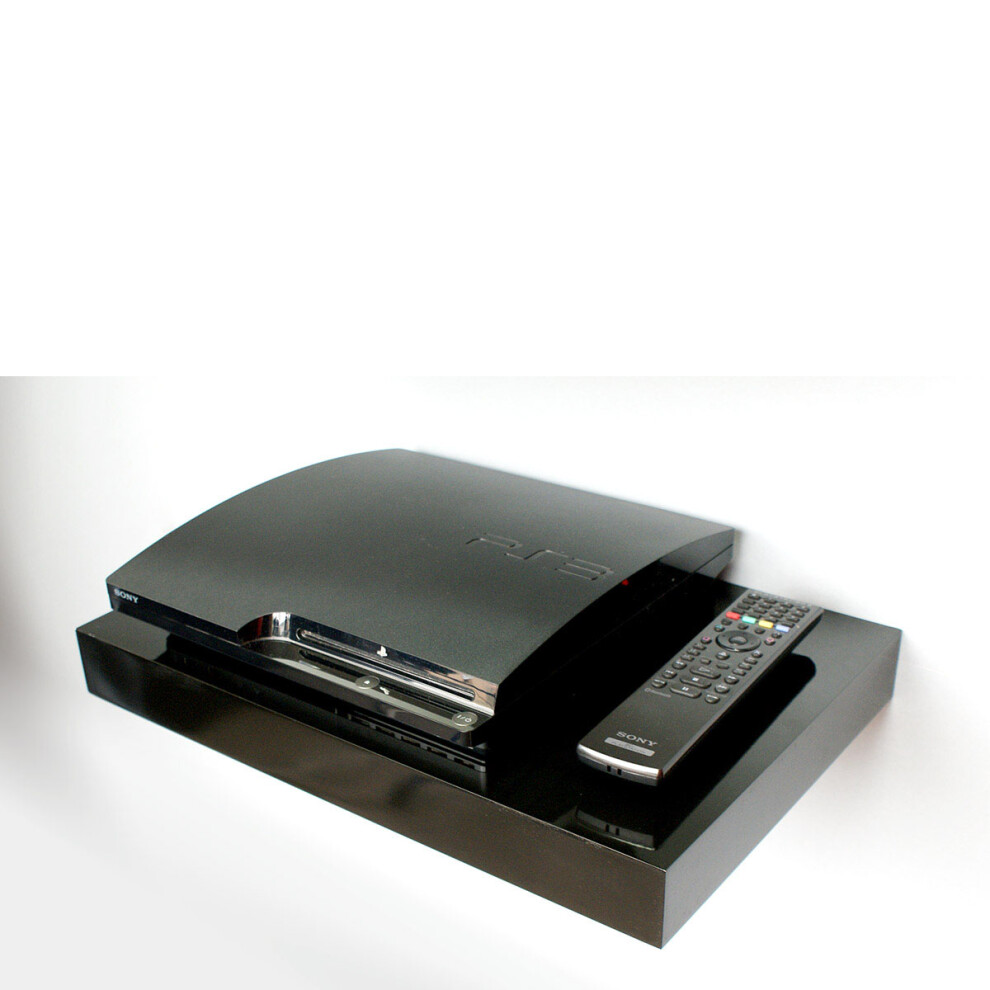 Black Media Floating Shelf Kit 45X30x5cm 5060846240133