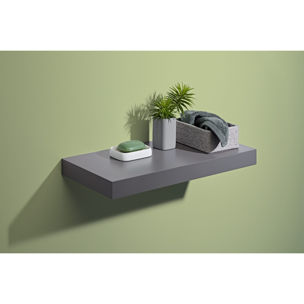 Floating Shelf Kit | Dark Grey | 44.5X25x5cm 5060846244612