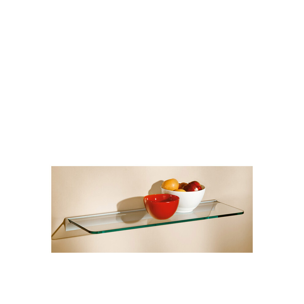 Rounded Glass Shelf Kit 60X20x0.8cm 5060846242564