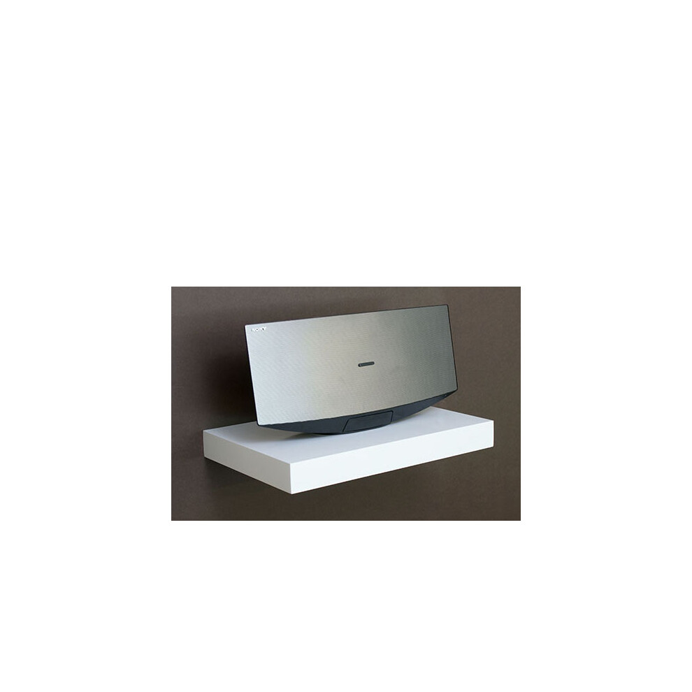White Media Floating Shelf Kit 45X30x5cm 5060846240157