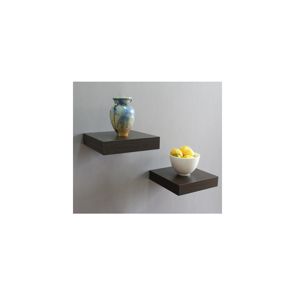 Floating Shelves | Mocca | 25X25x5cm | Double Deal! 5060846246685