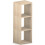 Cube Storage Triple Oak 1