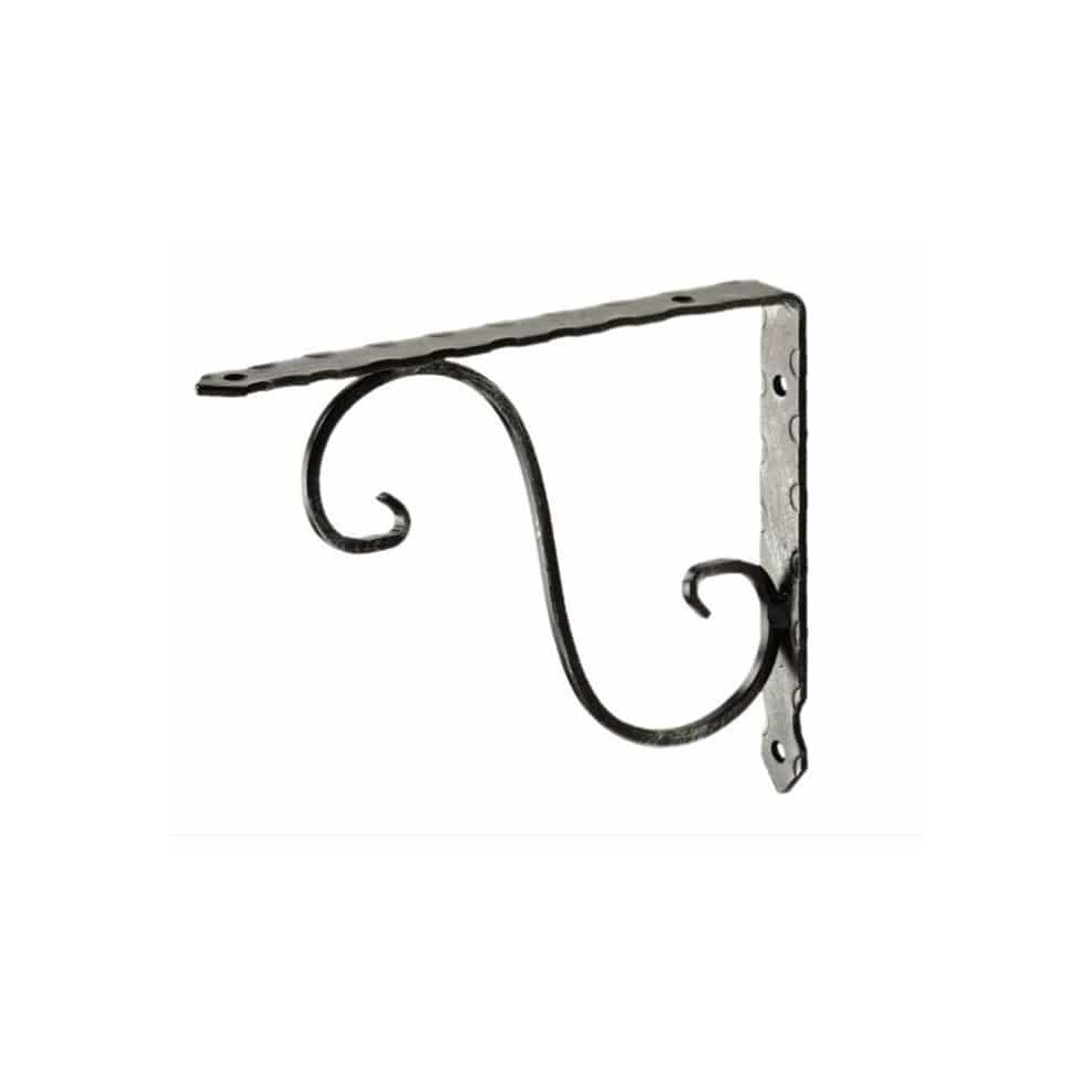 Ornamental Shelf Bracket Black 20X15cm (Each) 5060846249617