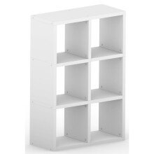 Modular 6 Cube White 74L x 111.6H x 32.8D