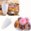 Doughnut Maker Plastic Donut Batter Mould Making Dispenser, Pancake Making Tools for Kitchen Baking, Donut Cookies Tools, Doughnut Maker Portable 1