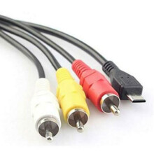 AV TV Cable Lead For Sony HDR-CX240 HDR-CX240E HDR-CX280 HDR-CX280E Camera